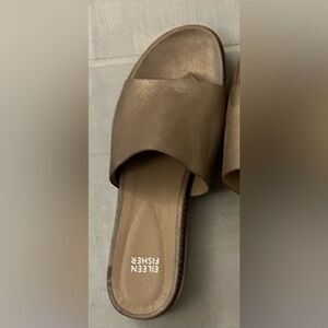 Eileen Fisher metallic sandal